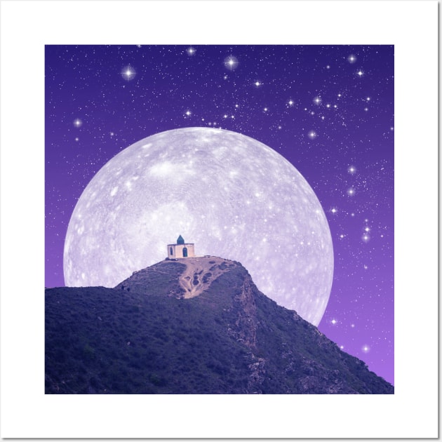 A Place by the Moon Wall Art by RiddhiShah